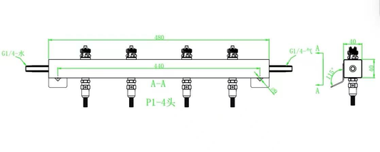 anti-block spray nozzle