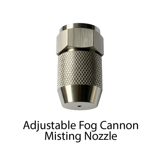 Adjustable Fog Cannon Misting Nozzle | Air Atomizing Spray Nozzle