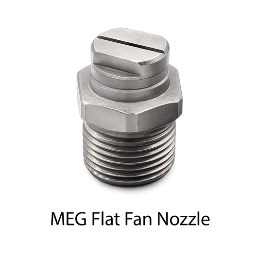 MEG Flat Fan Nozzle & High-Pressure Flat Fan Nozzle | Flat Fan Spray Nozzle