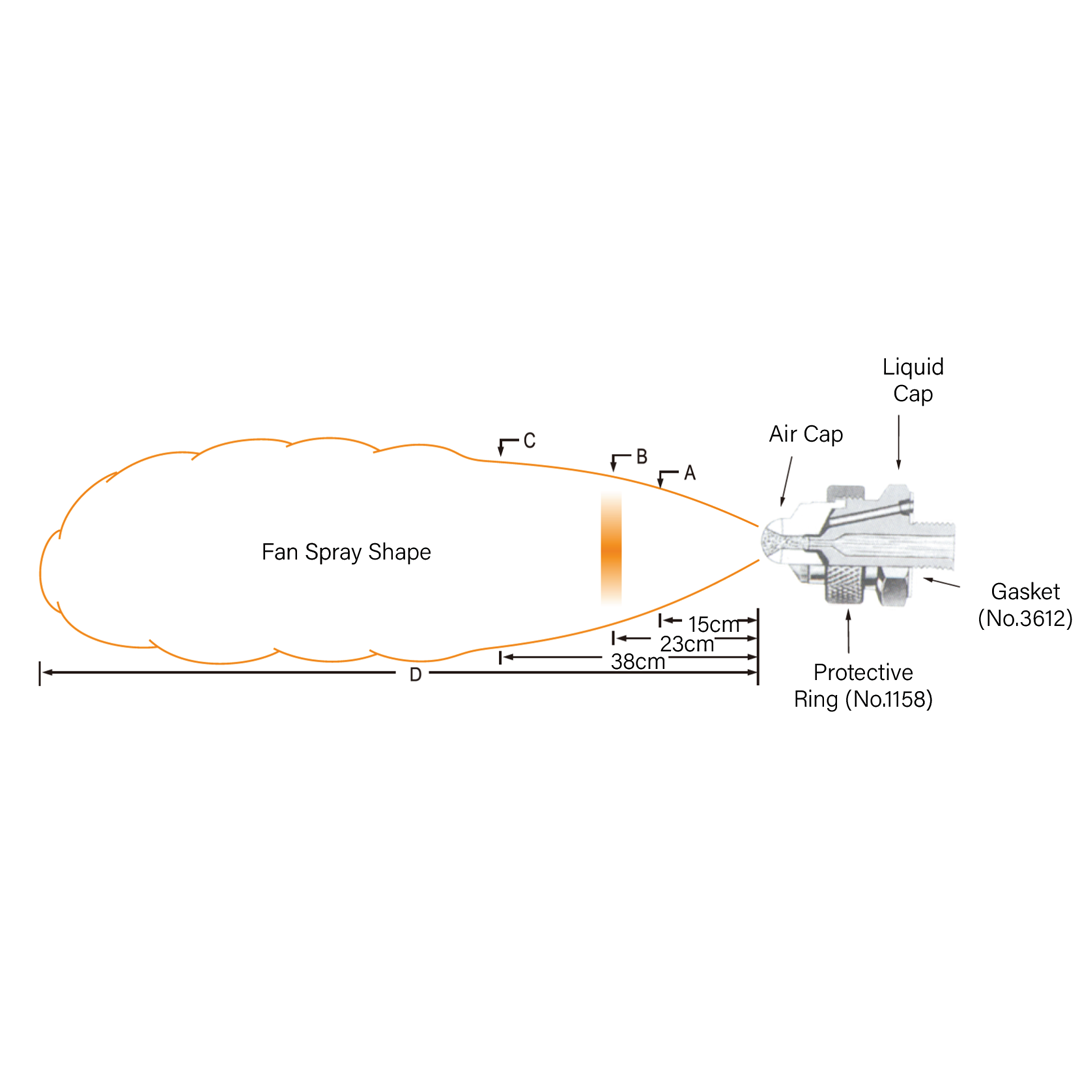 Flat Fan Air Atomizing Spray Nozzle Cap