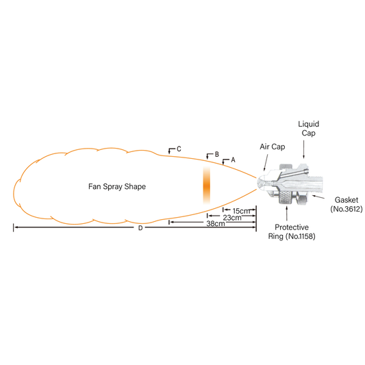 Flat Fan Air Atomizing Spray Nozzle Cap