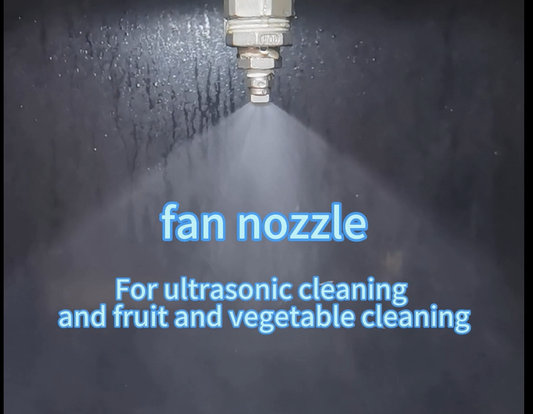 Flat Fan Spray Nozzle for Food processing.