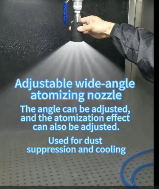 Wide Angle Full Cone Spray Nozzle for Electronics cleaning.