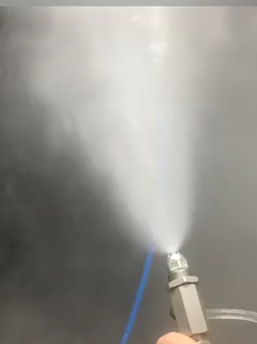 80 ° Dry Fog Spray