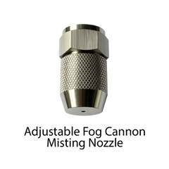 Adjustable Fog Cannon Misting Nozzle | Air Atomizing Spray Nozzle