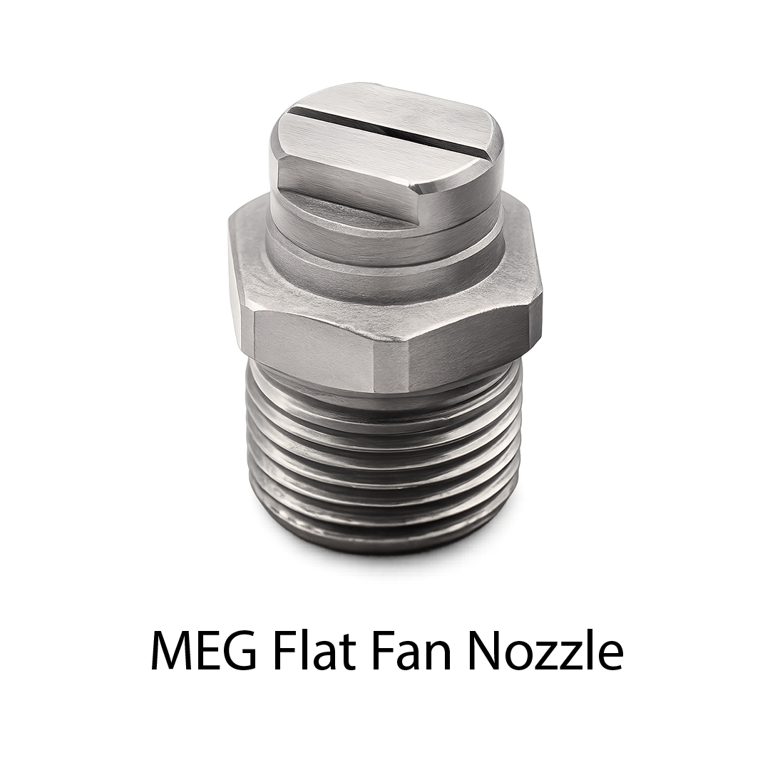 MEG Flat Fan Nozzle & High-Pressure Flat Fan Nozzle | Flat Fan Spray Nozzle
