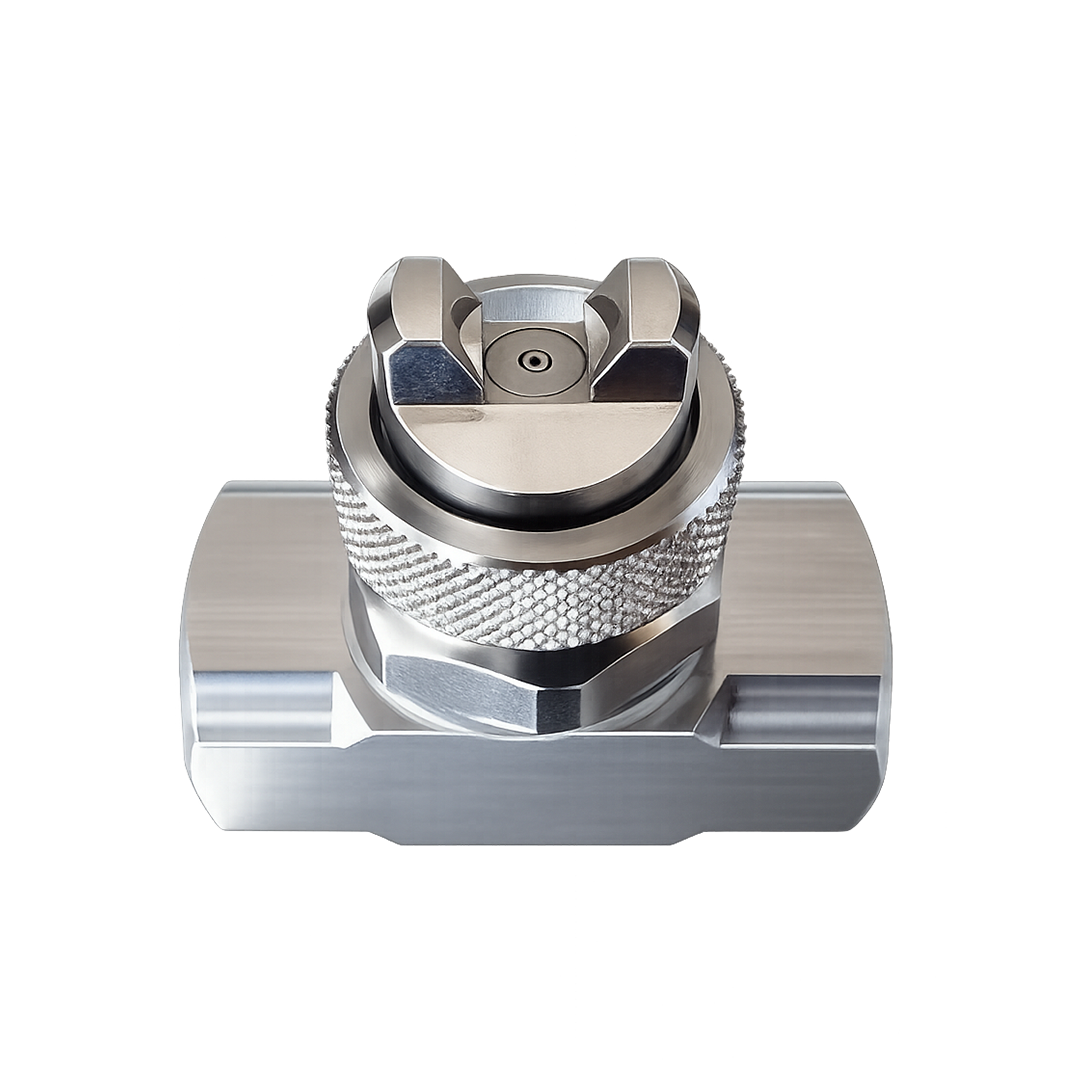 External Mix Flat Fan Air Atomizing Spray Nozzle Cap | Air Atomizing Spray Nozzle